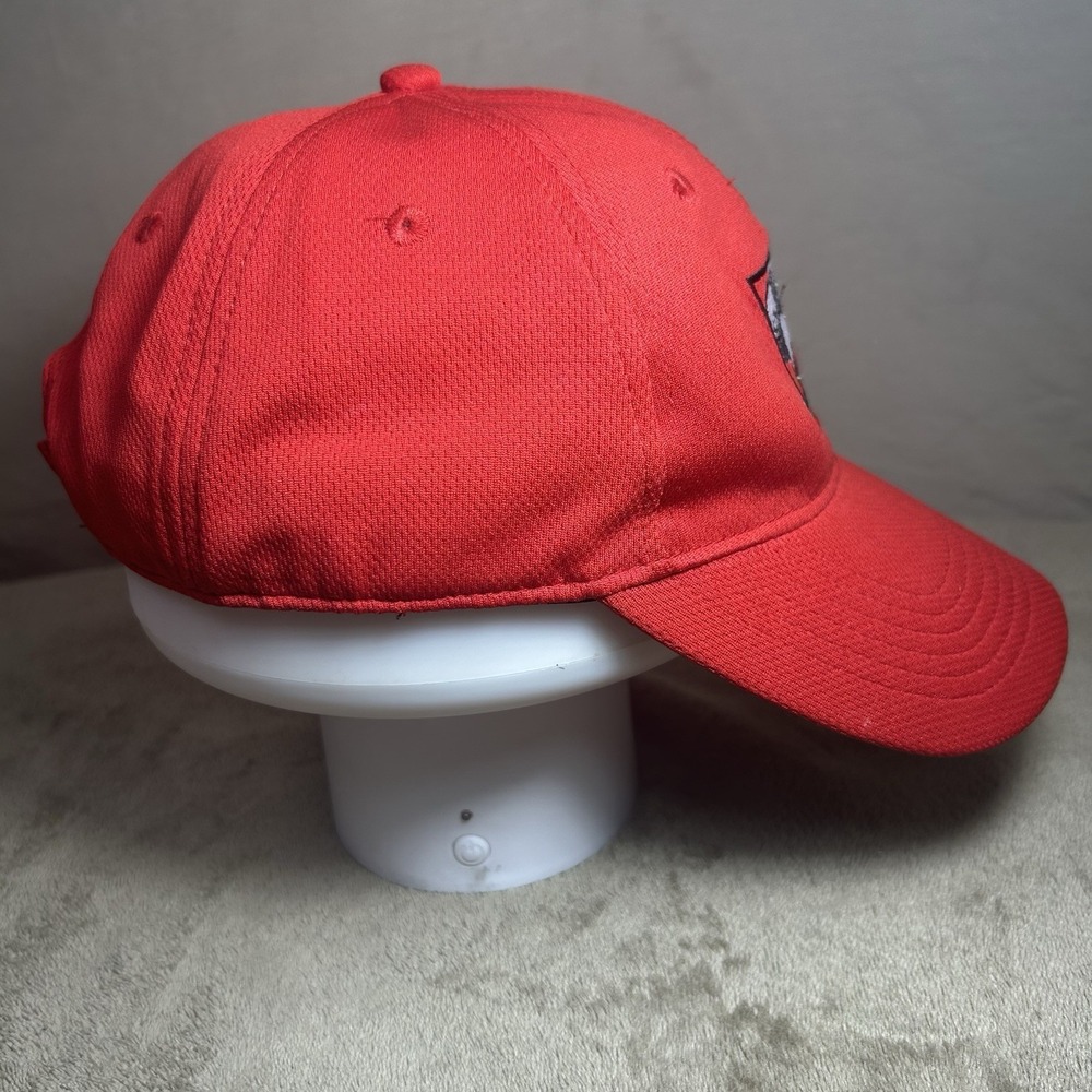The Runneth Over Cup Golf Hat Red Funny Embroidered OC Q3 Tech Adjustable Cap - Picture 3 of 8